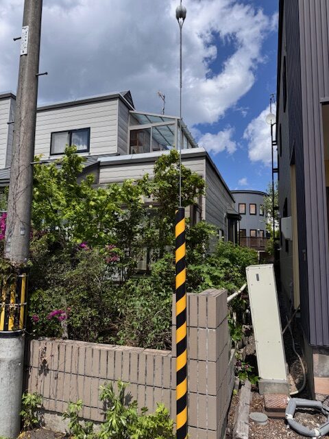 ご親戚の御宅にて伐採後