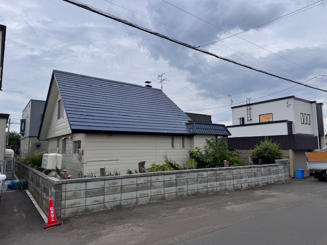 伐採後　ヒバ・五葉松・もみじなど