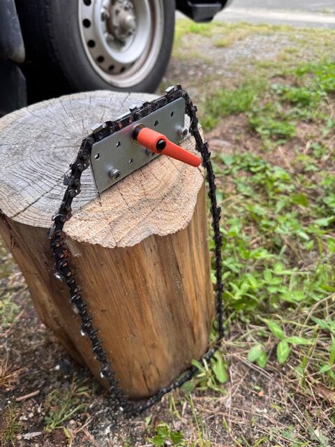 チェーンソーの刃の目立て