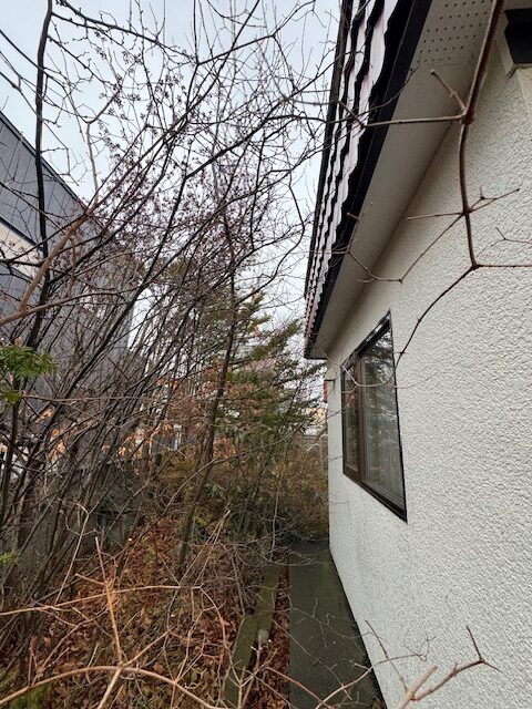 ③南側の足場を組む場所の確保　前