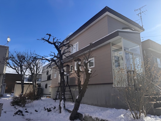 剪定後 サクランボ2本